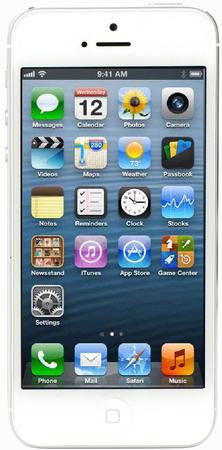 Смартфон Apple iPhone 5 32Gb White & Silver - Ухта